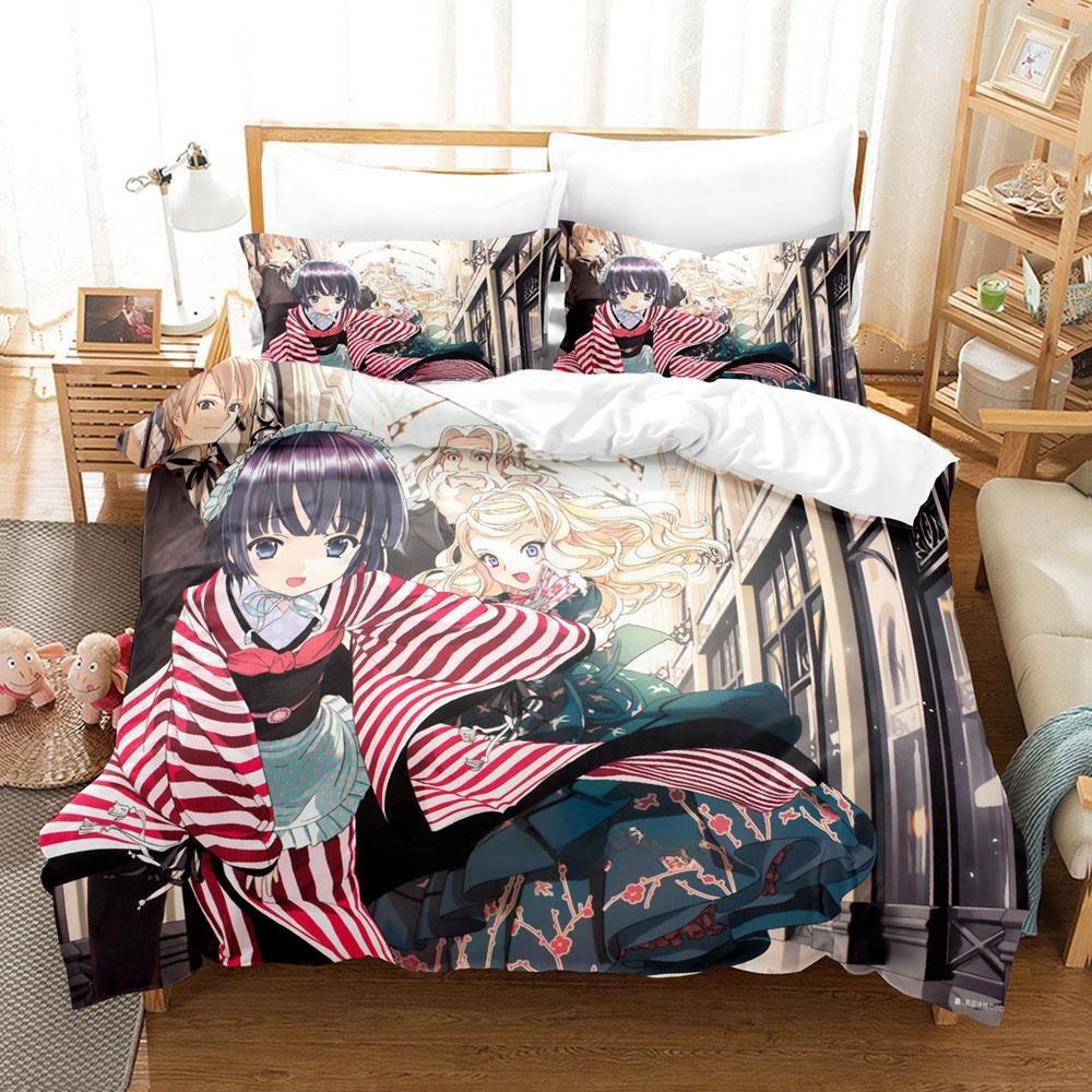 3D Аниме Перекресток в чужом лабиринте Постельное белье Односпальный Полуторный Двуспальный Кингсайз Комплект постельного белья Взрослый Детский Спальня Комплекты пододеяльников