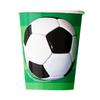 3D Soccer 9oz Cups (Pack of 8)