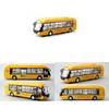 Car Model 1:32 Alloy Diecast Bus With Light Sound For Collectors