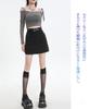 Облегающее мини однотонное офисное сзади красивые ноги и зимняя [SDSXZWG] юбка, эластичная, выше колена, сексуальная, цветная, женская, для носки, стройнящая, на молнии, ягодицы,