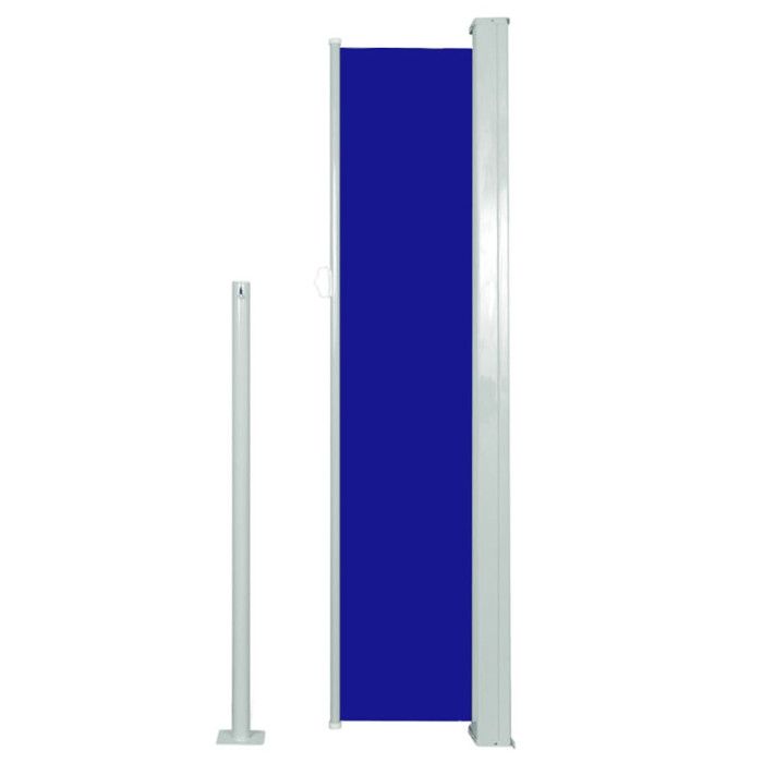 VidaXL Retractable Side Awning 140 X 300 Cm Blue