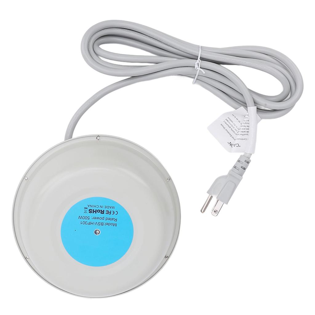Плавающий нагреватель с 3-метровым кабелем 500 Вт, безопасный и эффективный, защита от укусов, для размораживания рыбы в пруду
