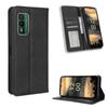Флип-чехол для Nokia XR21, Nokia XR20 кожаный чехол [Flip Vintage Leather] ударопрочный прочный ретро-чехол для телефона