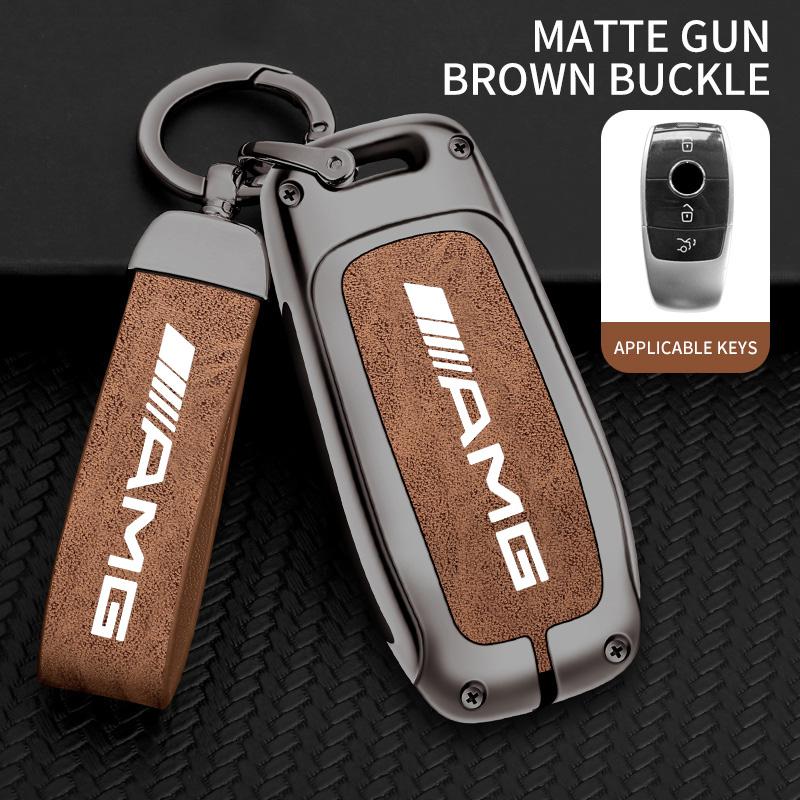 TXF4 Zinc Alloy Car Key Case Cover Protector Shell Fob Holder For Mercedes Benz AMG W177 W176 X166 X167 C257 C218 X253 C118 C117 H247