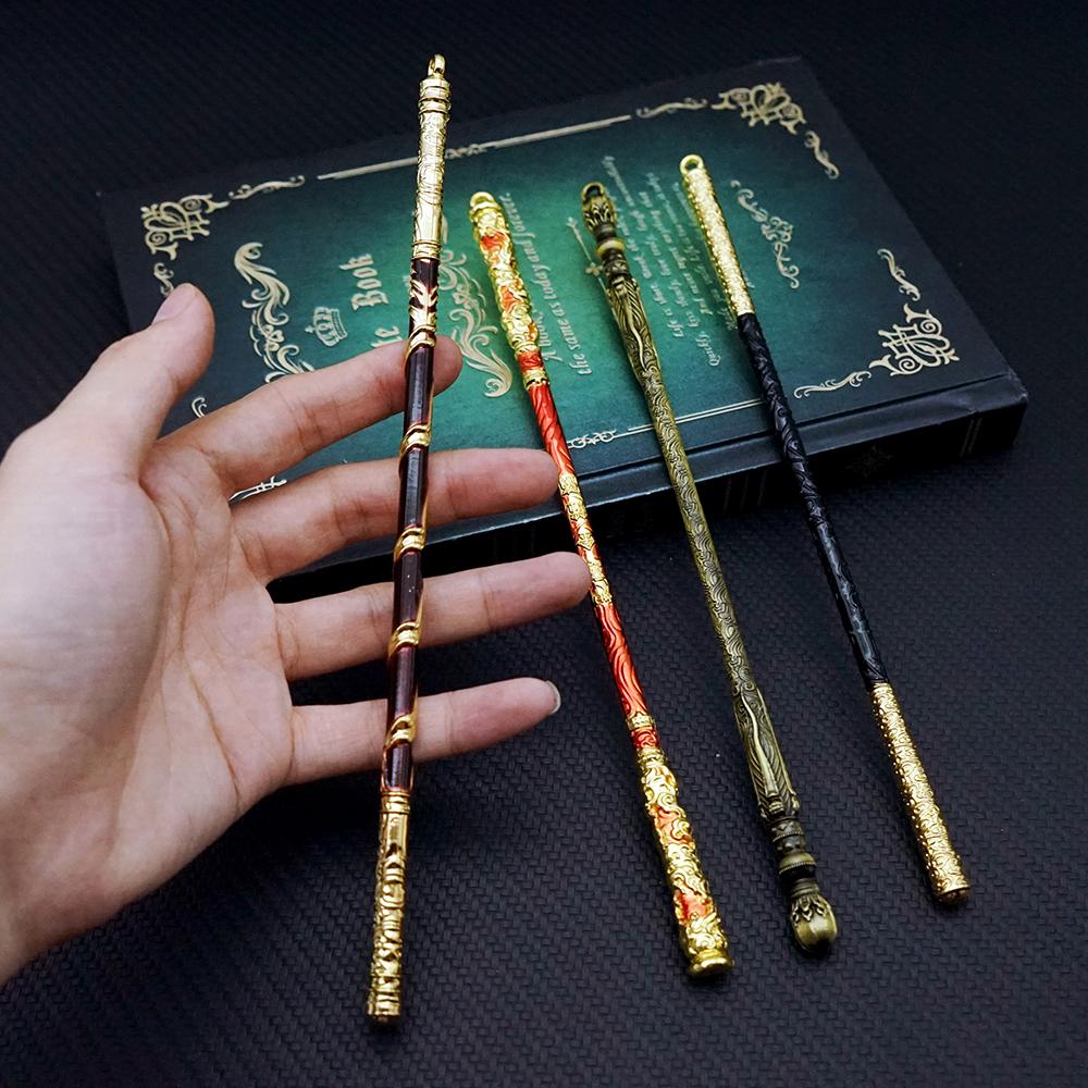 4 шт./лот черный миф WuKong оружие брелок золотая дубина брелок брелки для мужчин игровые аксессуары брелок Llaveros