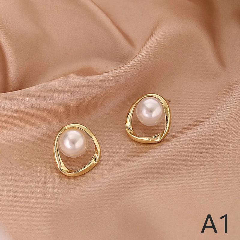 Pearl Earrings 2022 For Women Irregular Women Jewelry Earing Korean Delicate Pearl Woman Earrings