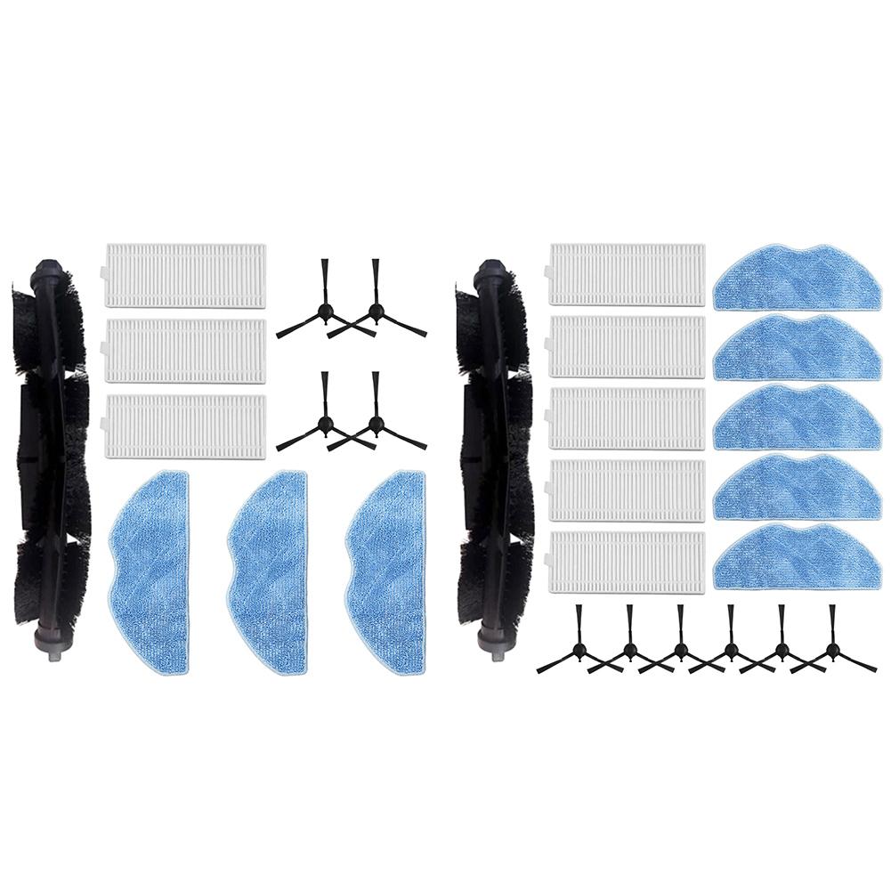 For MEDION X10 SW Main Brush Filter Mop Cloth Side Brush Replacement Kit Vacuum Cleaner Parts Accessories 11pcs Or 17pcs Set