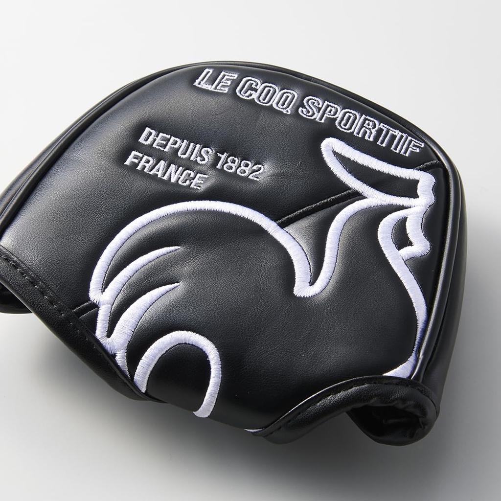 Чехол для паттера Coq Magnetic Type, совместимый с головками Golf QQBXJG51 BK00 [Le Sportif] с защитой от царапин, (черный)
