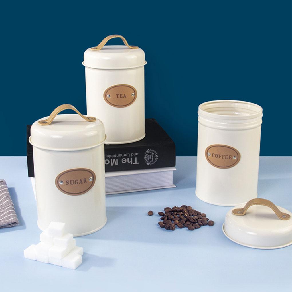 Железная кухонная канистра, прочная банка для хранения с большой емкостью, кухонные банки для хранения