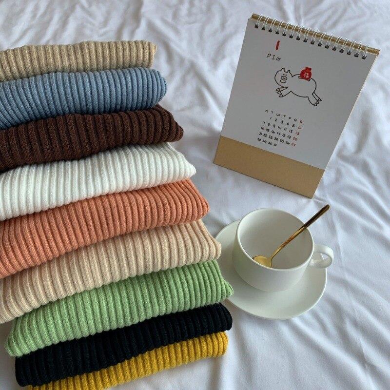 Осень-зима с длинным рукавом Slim Fit Пуловеры Офисная женская мода с v-образным вырезом однотонные вязаные топы Свитера для женской одежды 28684