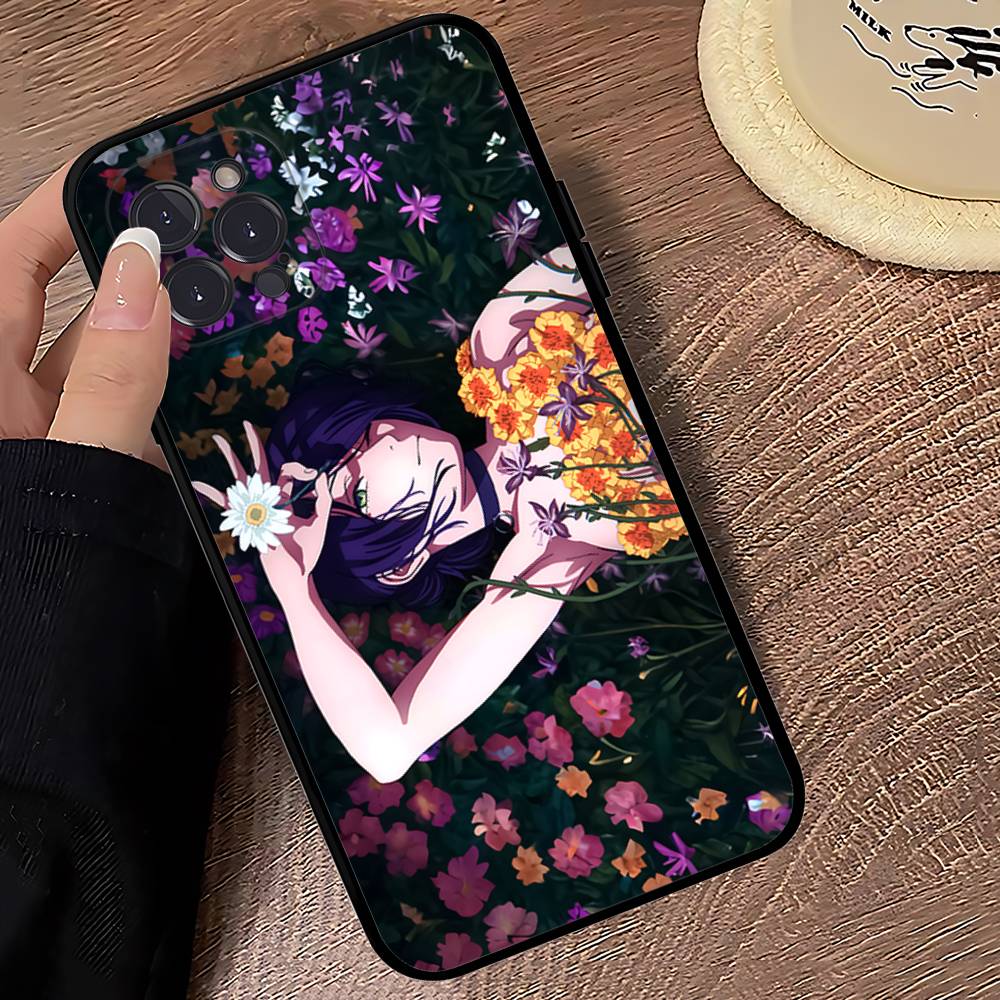 Крутой чехол для телефона с аниме R-Reze Для iPhone 17 16 15 16e 14 13 12 11 Pro Max Plus Чехол Обложка Coque