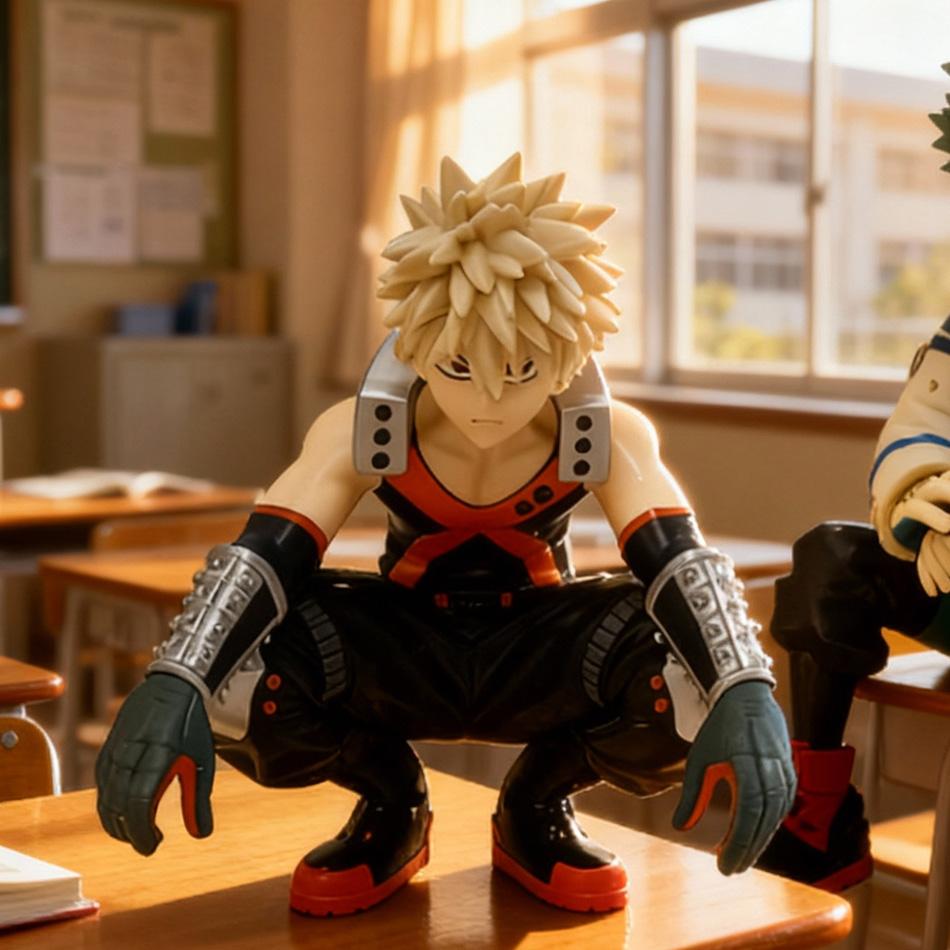 Коллекционные фигурки персонажей аниме «Моя геройская академия» для фанатов (Изуку Мидория / Кацуки Бакуго / Цую Асуи / Шо Тодороки и другие