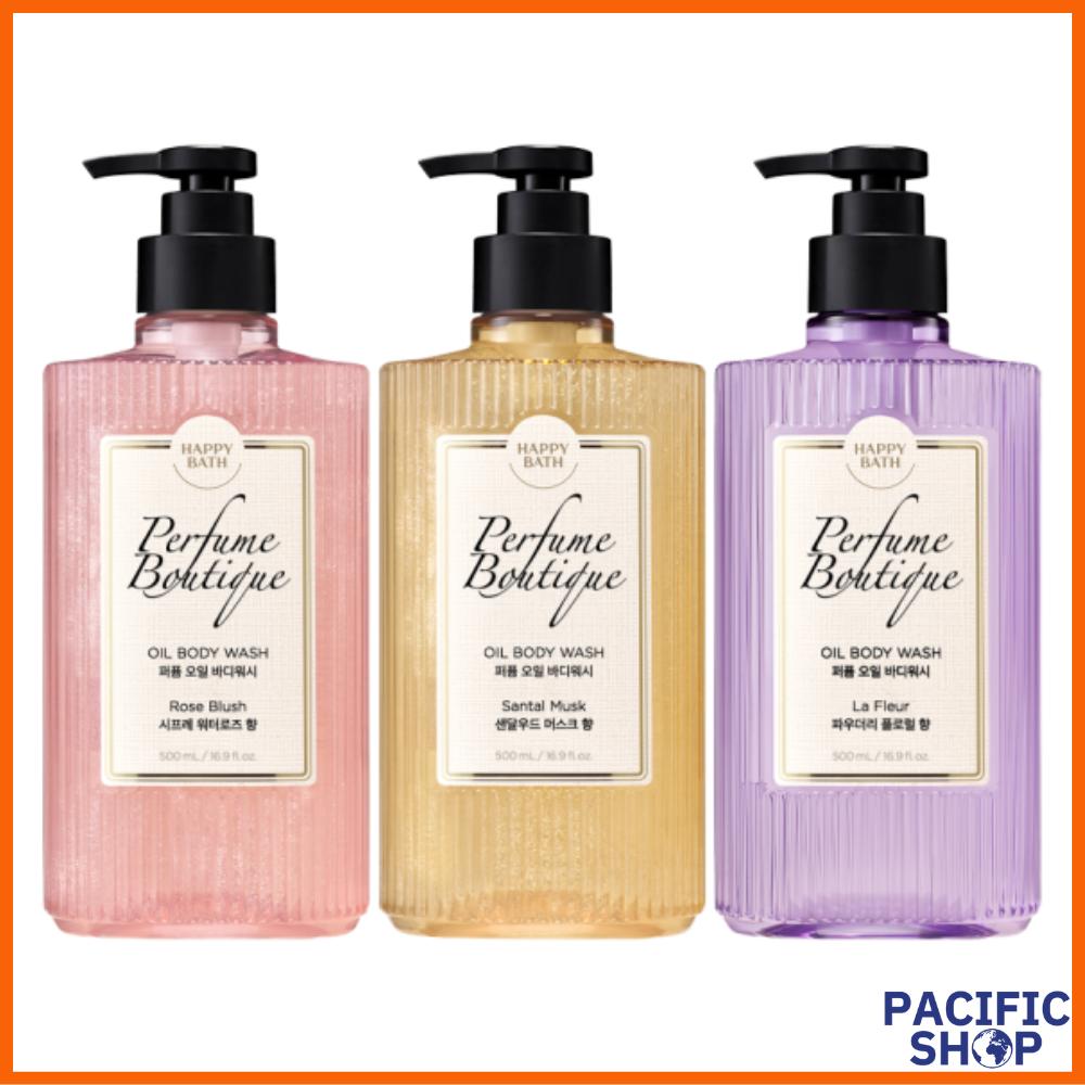 HAPPY BATH Парфюм Бутик Масло Гель для душа 500г 3Tpye