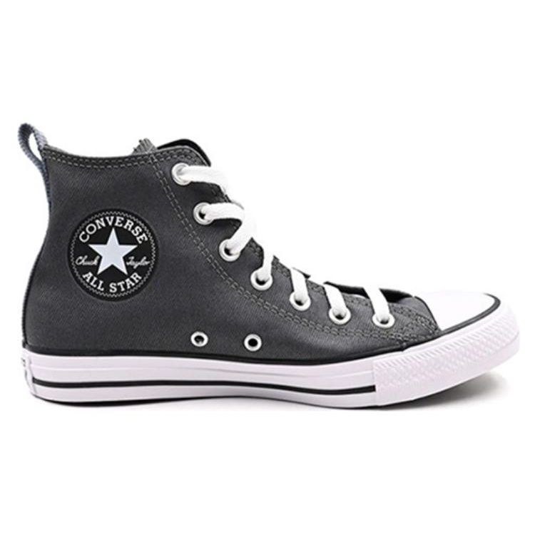 Converse Chuck Taylor All Star Простые Повседневные Прочные Дышащие Высокие парусиновые кеды Унисекс Серые A02781C