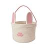 Fashionable Handheld Easters Rabbit Eggs Basket Designs for Easy Carrying and Festival Celebration Home Decoration