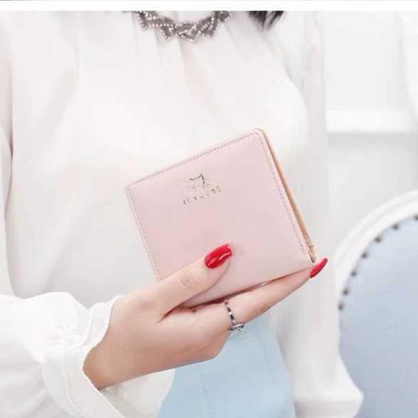 Милый кошелек-бифолд в японском стиле для женщин - Вдохновленный стилем Мори-гёрл, Тонкий картхолдер для студентов