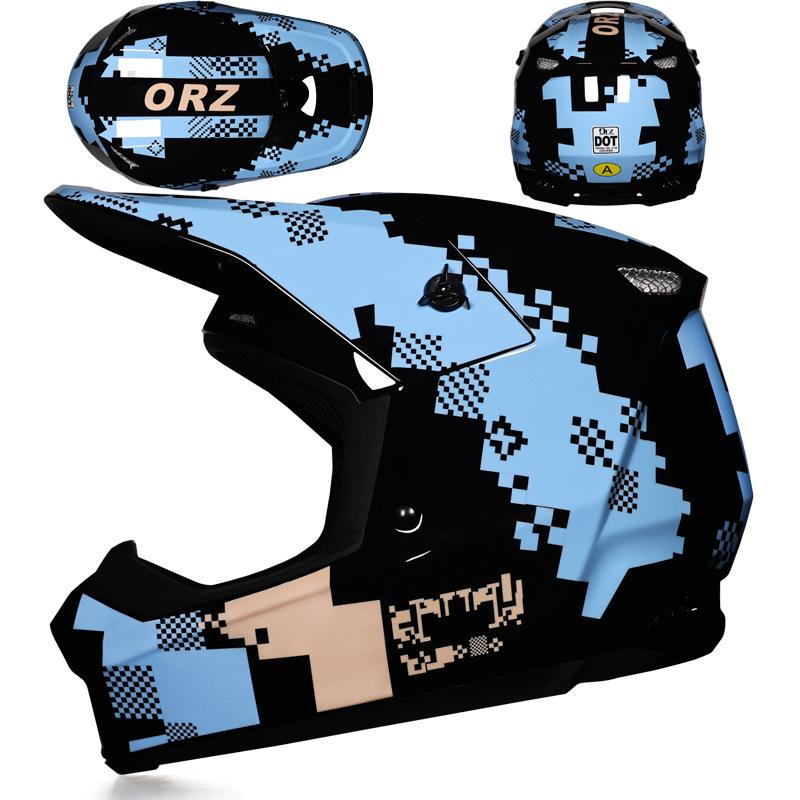 Greenway X6 Off-Road Helmet Goggles Downhill Woodway Mountain Bike Full Helmet Removable Safety Helmet Teen Self