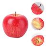 DOITOOL образец еды яблоко красный фрукт 8см×8см фигурка яблока реалистичная модель фрукт витрина интерьер выставочная модель декоративная фотография Фотография