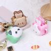 Cute Bread Machine Creative Keychain,Animal Toast Keychain Stress-Relieving Accessory Exquisite Keychain Cartoon Small Gift