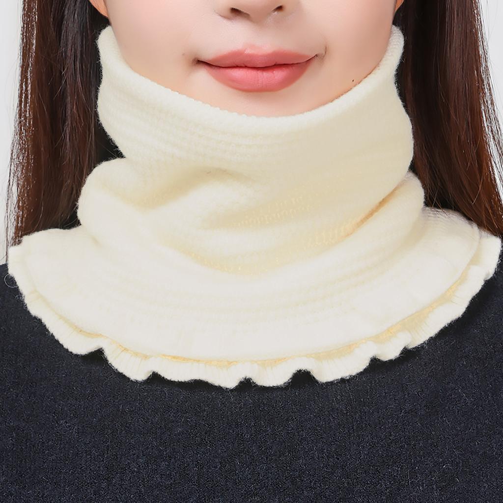 New Detachable Knitted Turtleneck Fake Collar For Women Neck Warmer Autumn Winter Warm Cover Head Neck Knitting False Collar