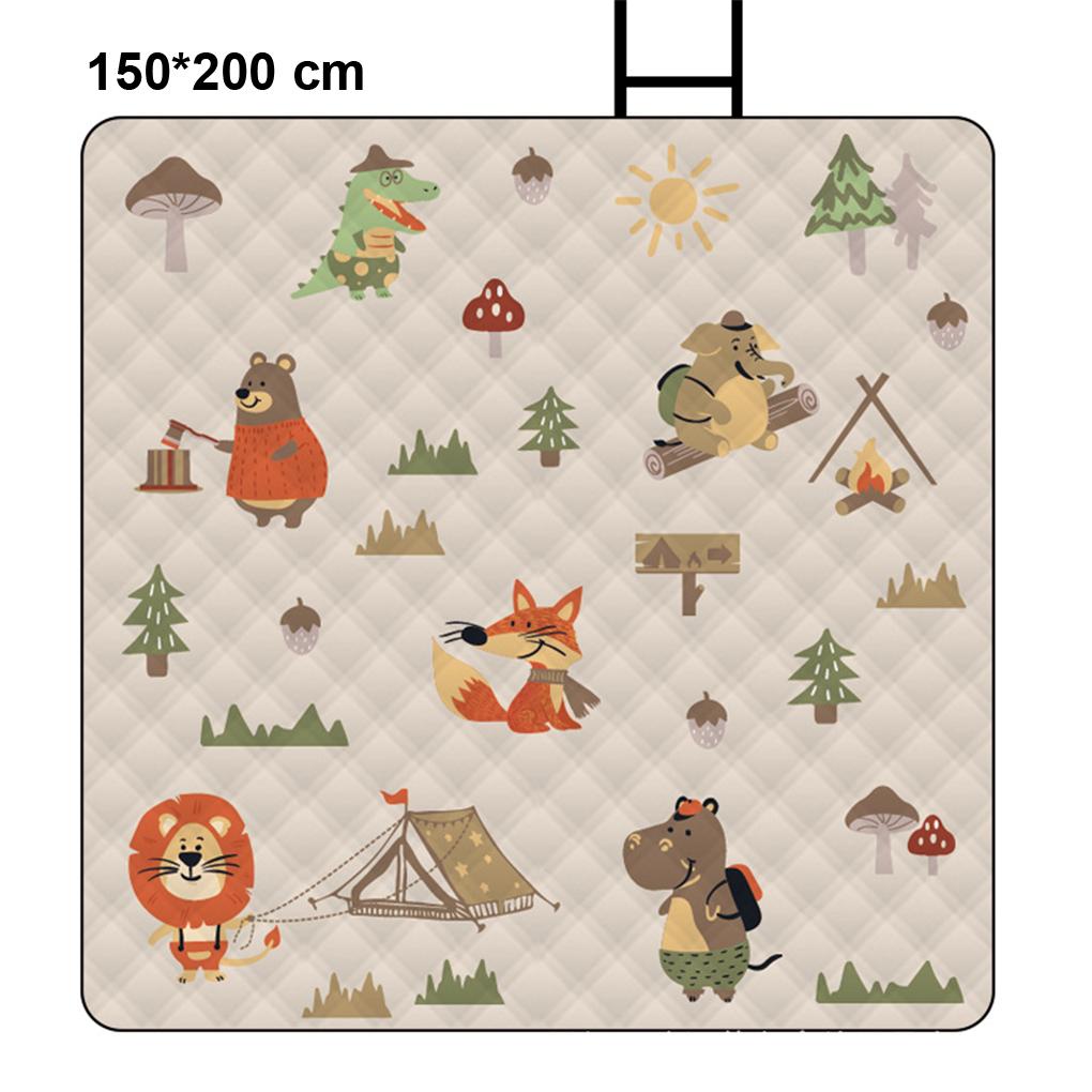 Ткань Оксфорд с различными узорами Легкая и удобная ткань для пикника Коврик для кемпинга Коврик для пляжа на открытом воздухе