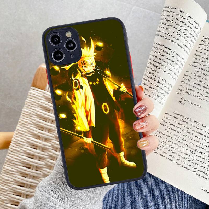 Чехол для телефона «Наруто Узумаки» для iPhone 13 12 11 Pro Max Mini XS 8 7 Plus X SE 2020 XR, матовый прозрачный чехол
