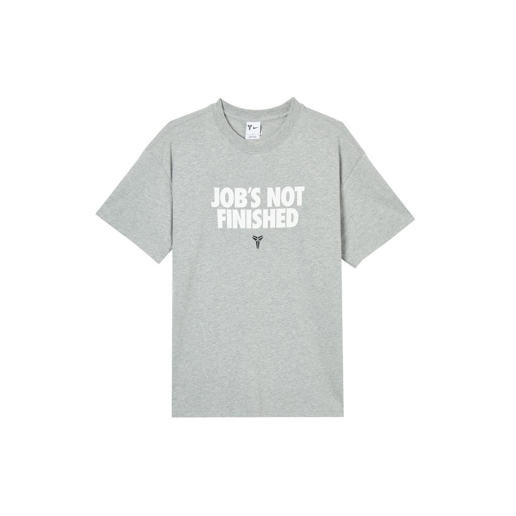 Nike Kobe Fashion Удобная Простая Универсальная Футболка с Коротким Рукавом Мужские Топы Темно-Серый II6592063