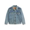 Levis Повседневная Универсальная Модная Простая Свободная Джинсовая Куртка с Острым Воротником с Длинным Рукавом Мужские куртки A5782-0071
