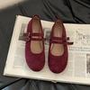 Модная обувь в стиле ретро Мори Мэри Джейн женская 2025 весна и осень новая французская ретро одинарная обувь с юбками и маленькие кожаные туфли