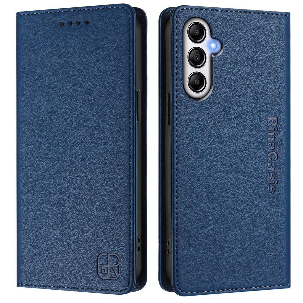 For Samsung Galaxy A34 5G Leather Case RINACASIS RC01 Phone Cover with RFID Blocking Wallet Stand