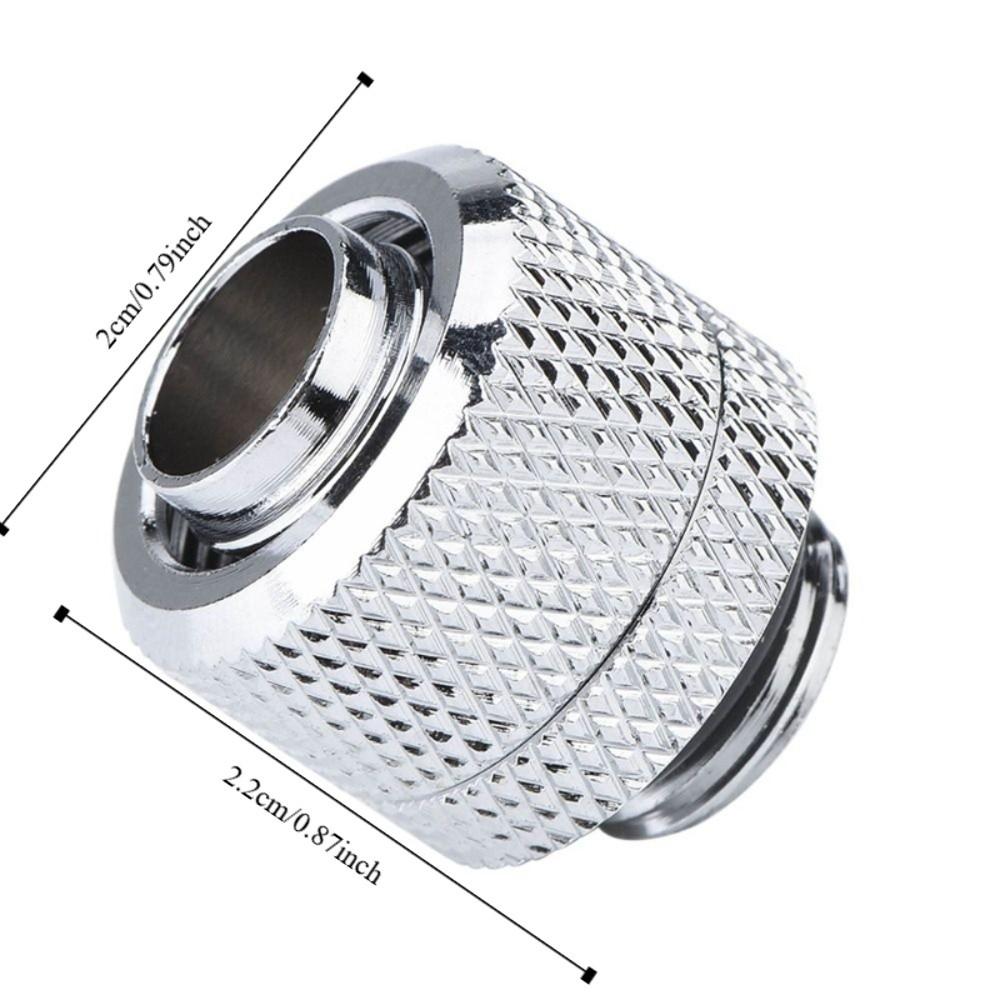 2PCS Tighten O-Ring Flexible Tube Connector Two Touch Design Tube Connector PC Water Cooling