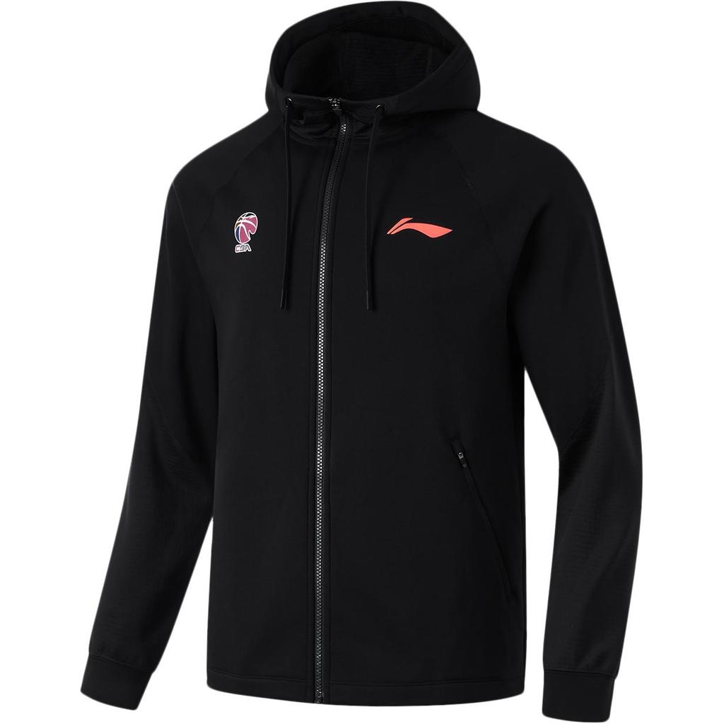 Li Ning Basketball Series Warm Comfortable Fleece Lined Sports Casual Hoodie Men Hoodies Black AWDU525-1