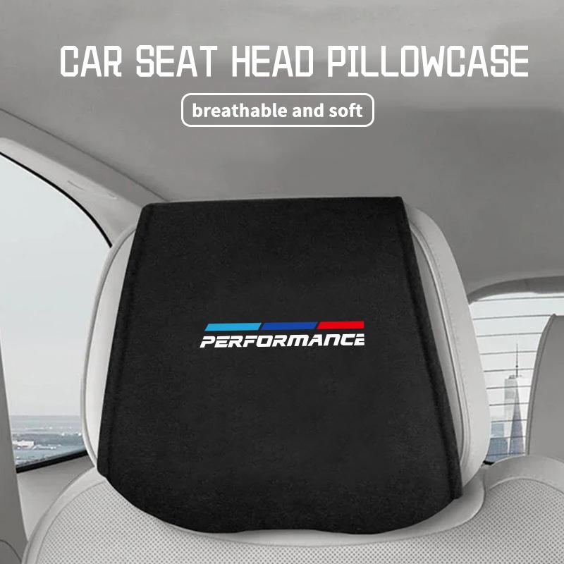 Car Logo Headrest Cover Seat Head Pillow Neck Headrest Cover For BMW M M2 M3 M4 M5 M6 E46 E90 E60 F30 E39 X1 X3 X4 X5 rvbf26 jnfb1