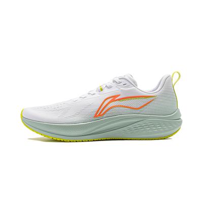 Li Ning Red Hare 7 Амортизация Скользкая Подошва Легкие Пружинящие Низкие Кроссовки для Бега Мужские Стандартные Белые ARPU003-3
