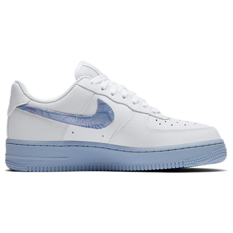 Nike Женские кроссовки Air Force 1 Low Белые/Водородно-голубые CZ0377-100