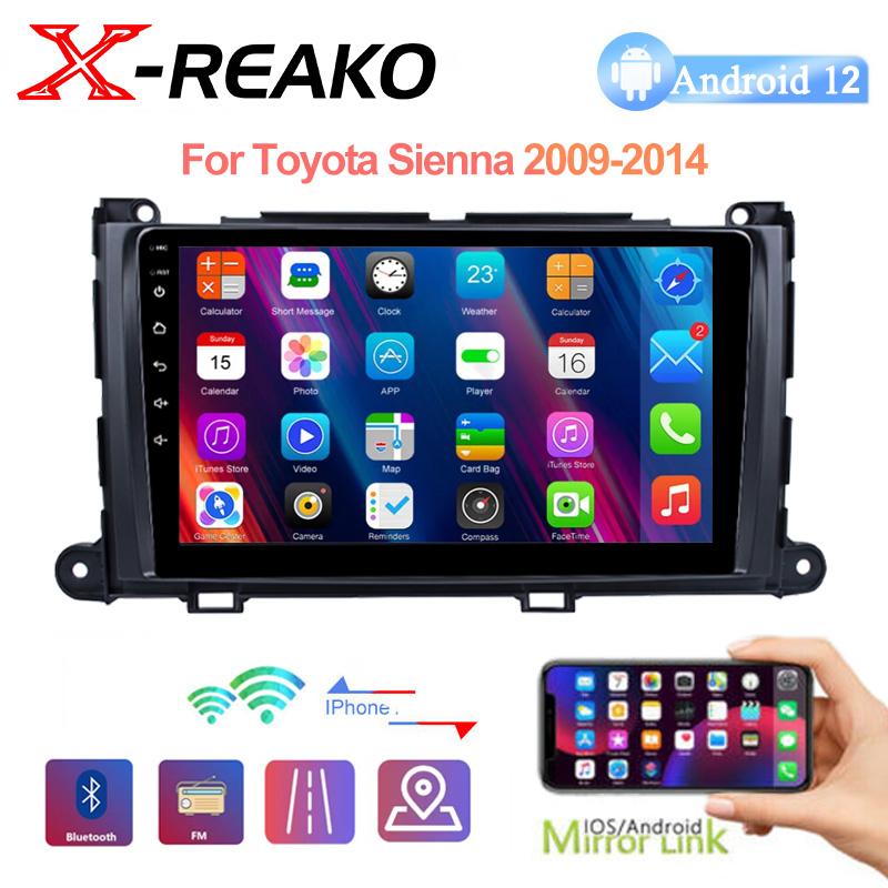 Reakosound DSP Android For TOYOTA SIENNA 2011-2014 Car Radio Multimedia Video Player GPS Navi Stereo Carplay