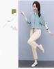 Women's 2024 Summer Korean-Style Linen Suit: Fashionable Loose Slimming Two-Piece Set