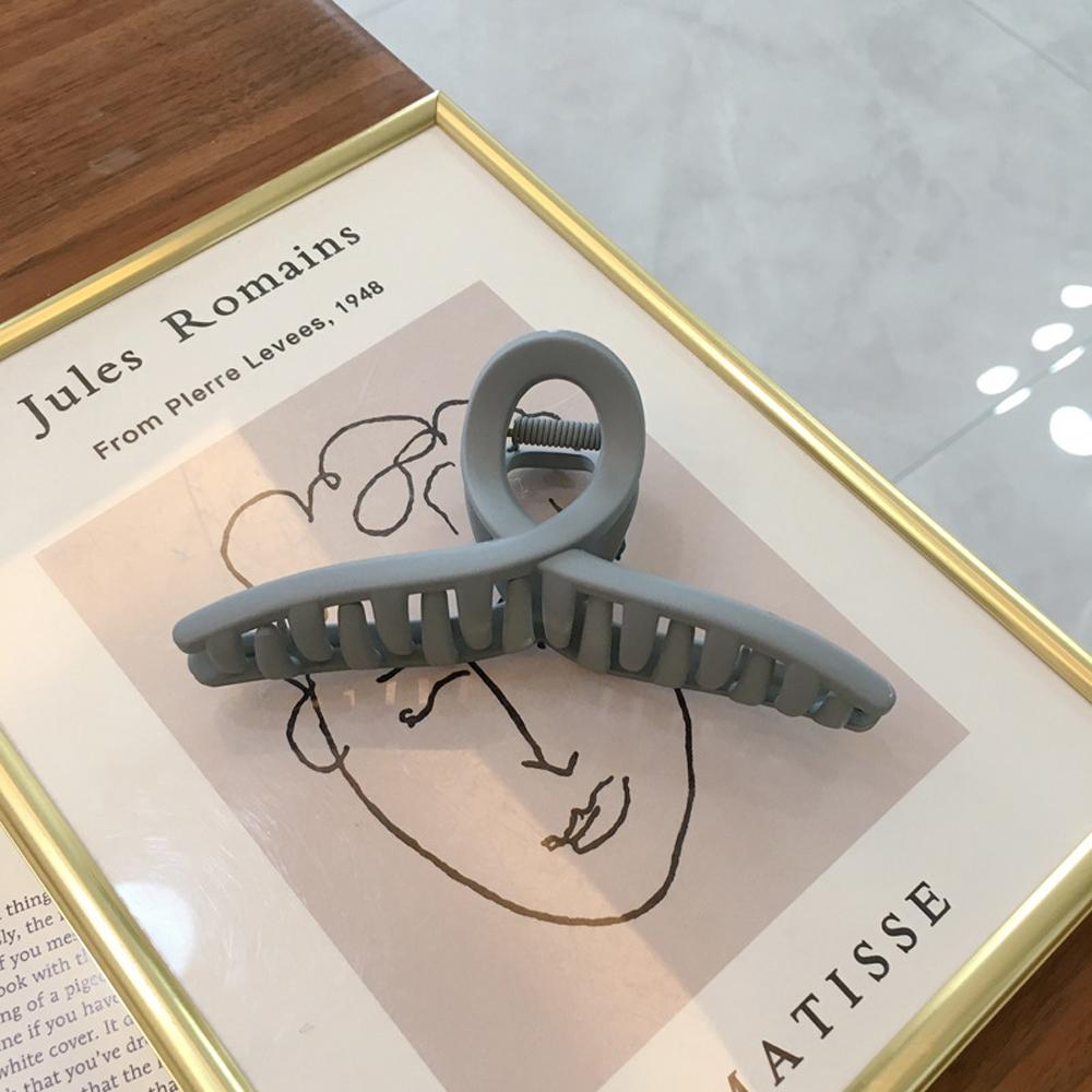 Cross Make Up Acrylic Fashion Women Cross Hair Claws Frosted Crab Clips Hair Accessories Hair Clips