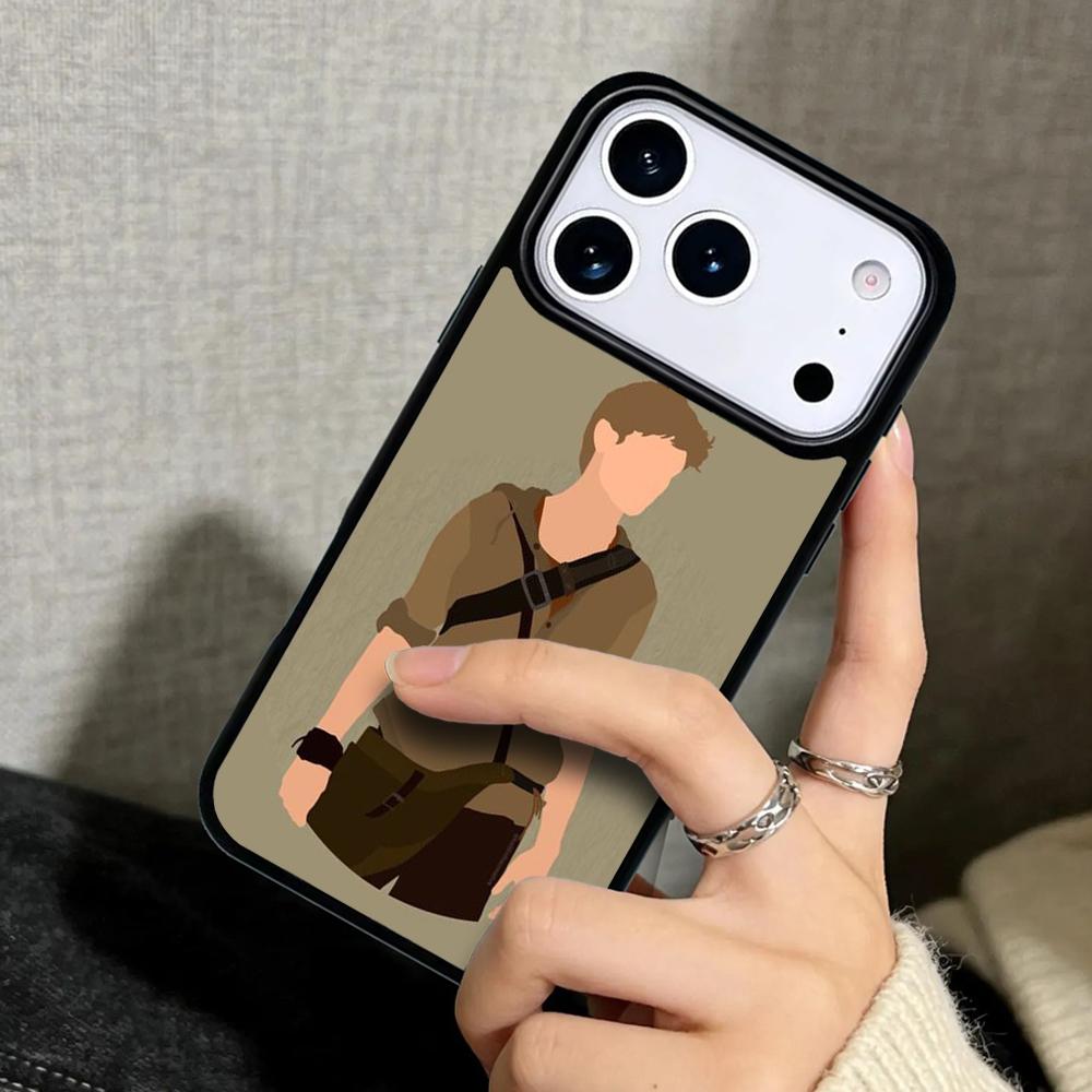 Чехол Case для iPhone 17 Air 16 Pro Max 15 Plus 11 13 Mini 14 12 Задняя крышка телефона Бегущий по лабиринту