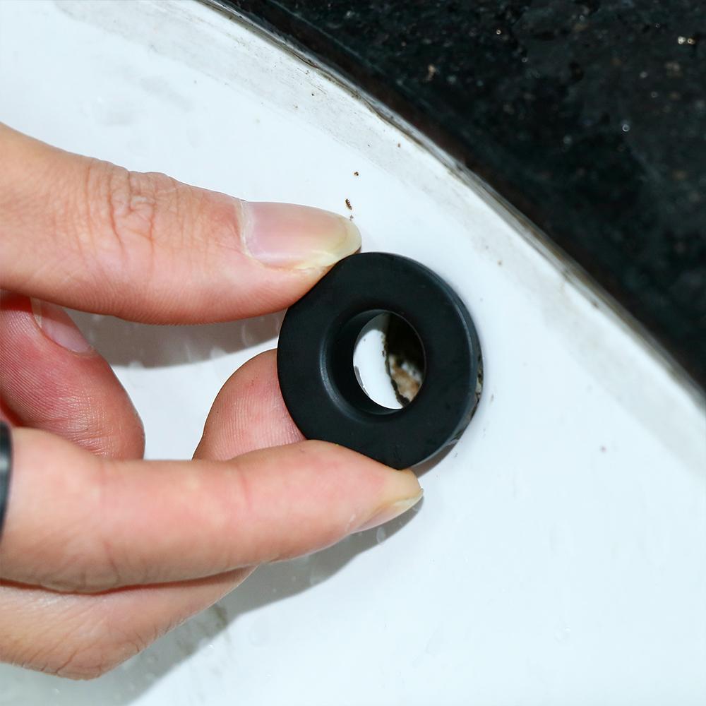 Tub Drain Stopper Round Ring Overflow Covers Trim Ring Cap Sink Hole Cover Basin Insert Replacement