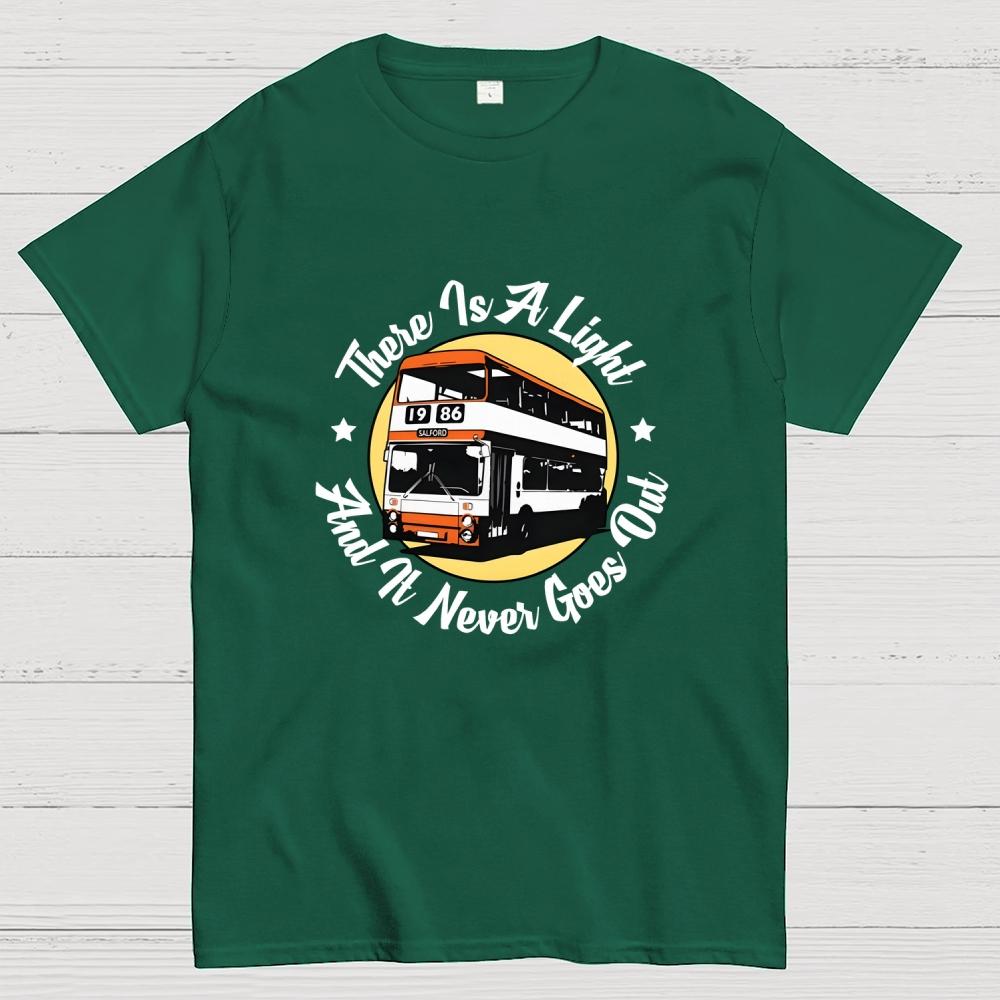 There Is A Light That Never Goes Out Double Decker Bus Cotton Casual Cool Loose T-Shirt