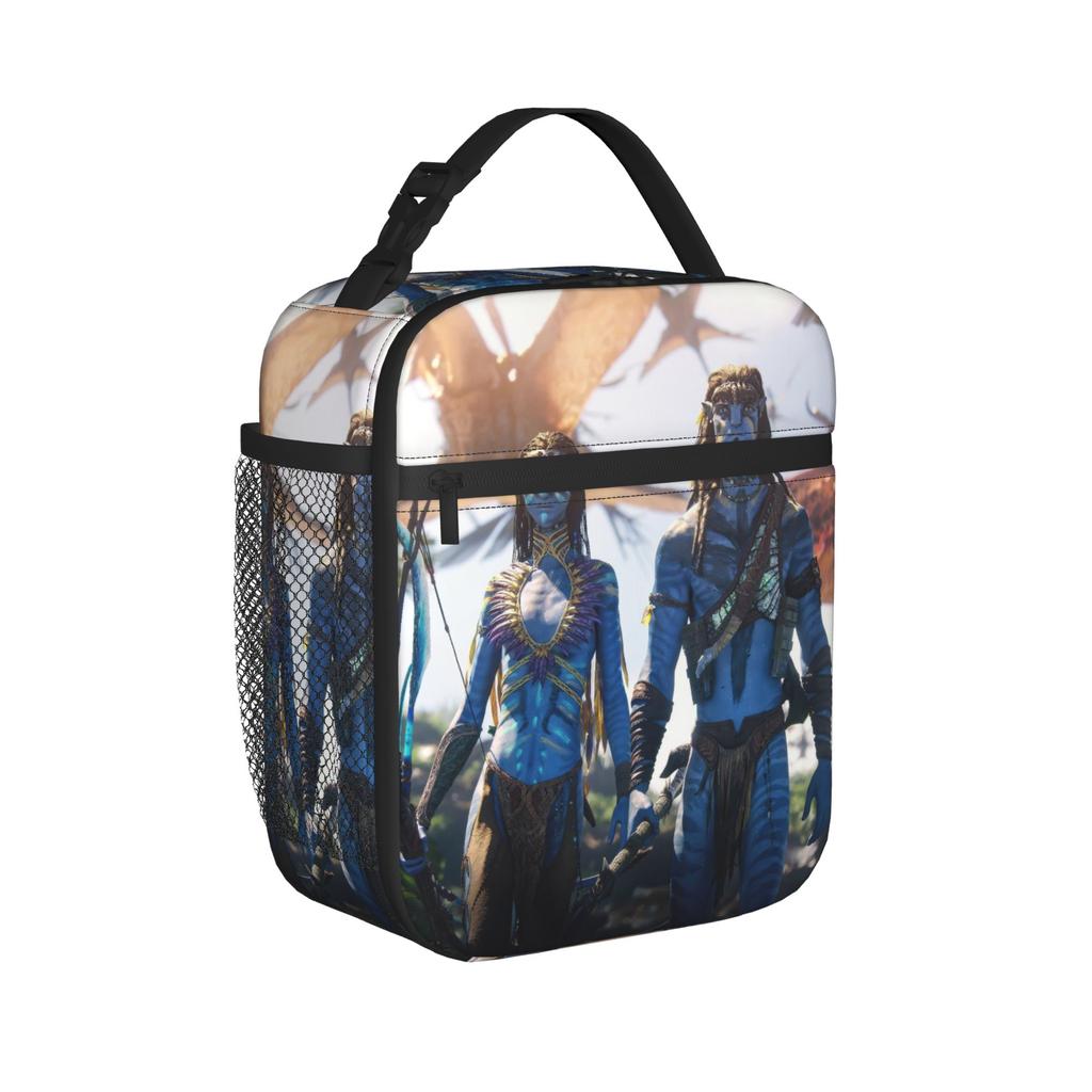 Avatars Fire and Ash Movie Thermal Insulated Lunch Bag for School Reusable Food Bag Thermal Cooler Lunch Boxes