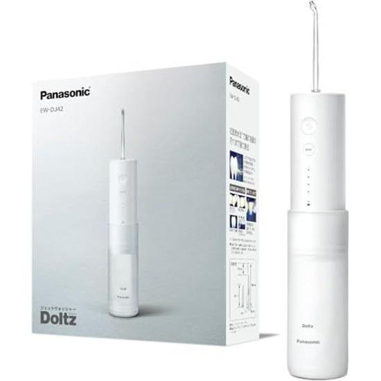 Panasonic Оральный ирригатор Струйный очиститель Doltz Ультразвуковой поток воды Водонепроницаемая портативная модель Белый EW-DJ42-W