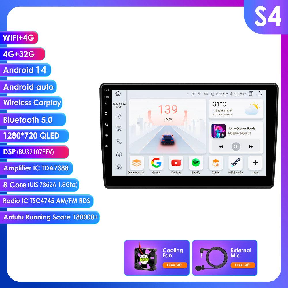 Hizpo 10.1'' Car Radio For Citroen C5 2008 - 2017 Wireless Carplay Android Car Multimedia Video Player 2 DIN Radio Autoradio GPS Stereo