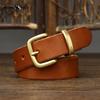 Винтажный женский ремень Косметическая пряжка Женский Натуральная кожа Коровья кожа Ретро Мода Простой Универсальный Ремень для брюк