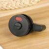 Bathroom Partition Public Toilet Handle Door Lock Indicator Lock Black