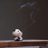 Exquisite Handmade Yixing Zisha Panda Tea Pet Incense Holder - Gongfu Tea Tray Ornament for Decoration