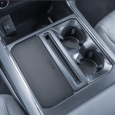 Крышка-адаптер кармана центральной консоли для Ford F150 2025-2025 2025 Скрытая панель Крышка секретного кармана Карман со стороны водителя