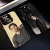 Чехол для телефона D-Dylan O'Brien Для iPhone17,16,15,14,13,12,11,Pro,MAX Серый Матовый Силиконовый Черный Чехол