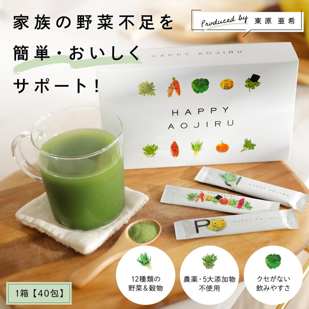 Зеленый сок Mother HAPPY AOJIRU 40 пакетов x 1 коробка